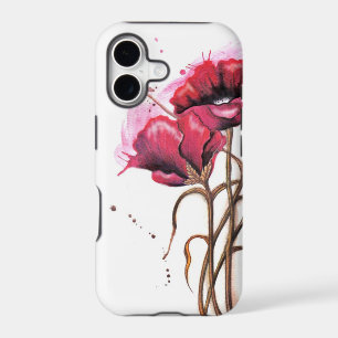 Red Poppy Watercolor
