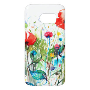 Red Poppy's Watercolors & Colourful Flowers