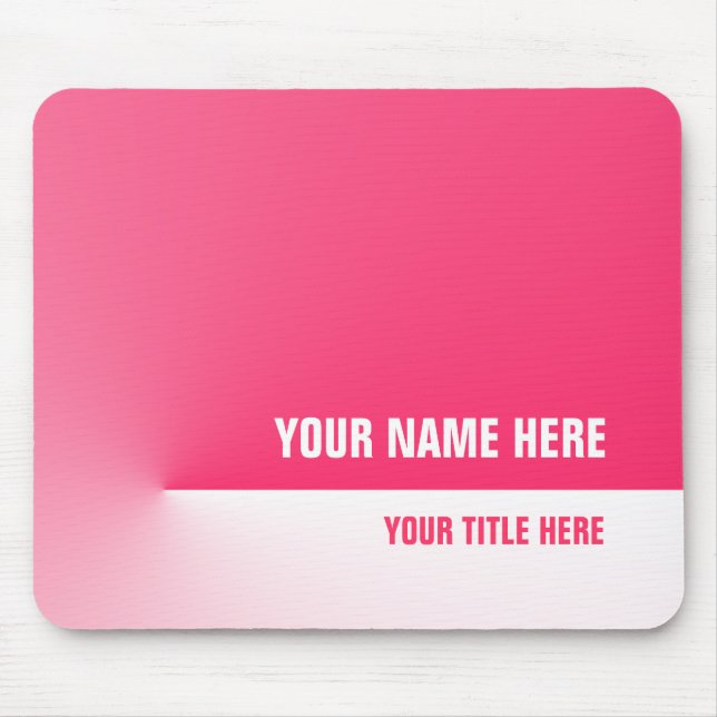 Red Pro Mouse Mat (Front)