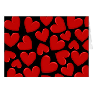 Red Puffy Hearts