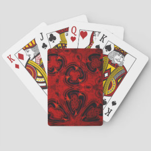 Red Punk Playing Cards