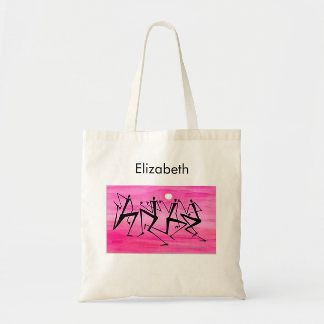 Red, purple, awesome Sunny Day Tote Bag (Front)