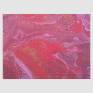 Red Purple Copper White Abstract Decoupage Tissue Paper