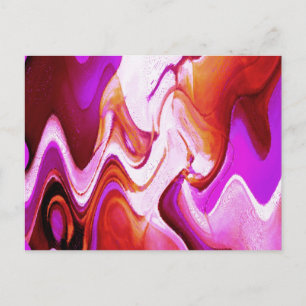 Red Purple Postcard