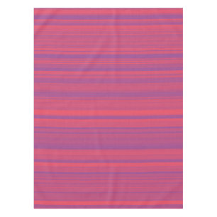 Red Purple Stripes Seamless Pattern Tablecloth