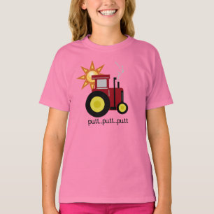 Red Putt Putt Tractor T-Shirt