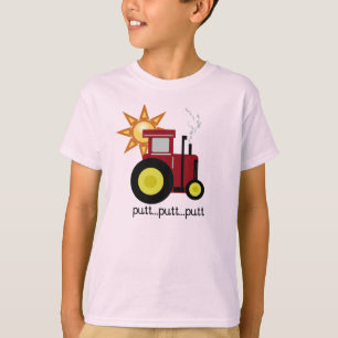 Red Putt Putt Tractor T-Shirt