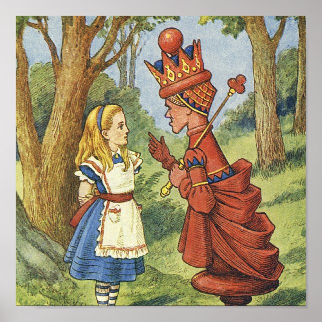 Red Queen Canvas Art Poster (Front)