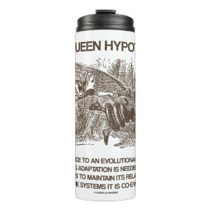 Red Queen Hypothesis Wonderland Alice Red Queen Thermal Tumbler