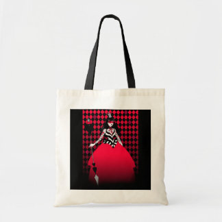 Red Queen of Hearts tote bag