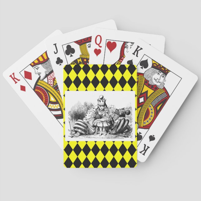 Red Queen/White Queen/Alice cards (Back)