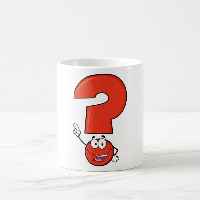 Red Question Mark Mug (Creator Uploaded)
