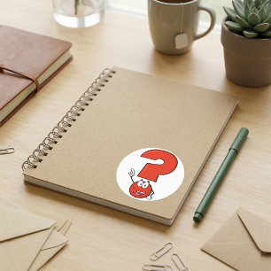 Red Question Mark Stickers