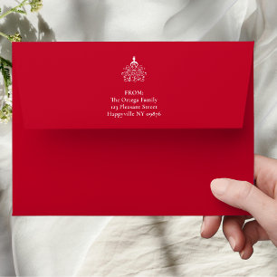 Red Quinceañera Envelope