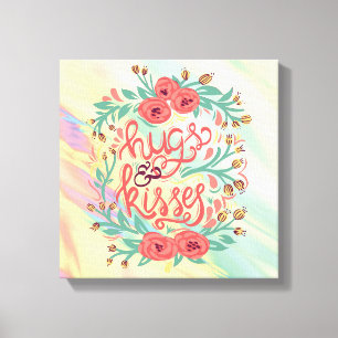 red quote reminder canvas print