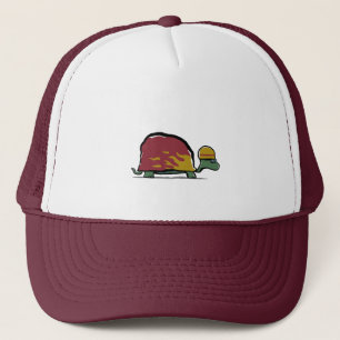red racing turtle trucker hat