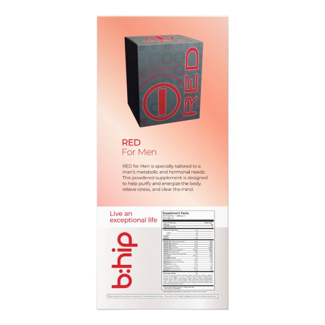 RED RACK CARD (Front)