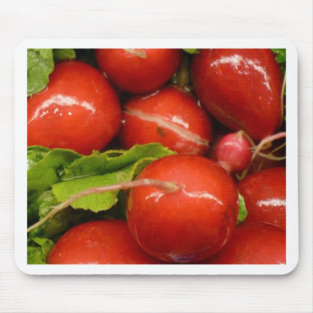 Red Radish Mouse Mat (Front)
