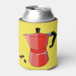 Red Rainbow Espresso Can Cooler