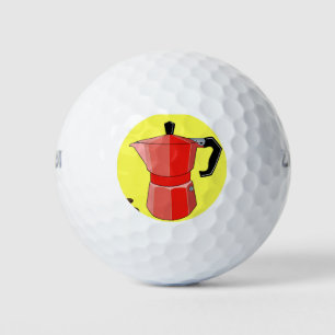 Red Rainbow Espresso Golf Balls