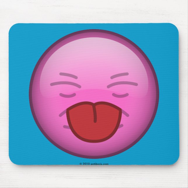 Red Rasberry Mouse Mat (Front)