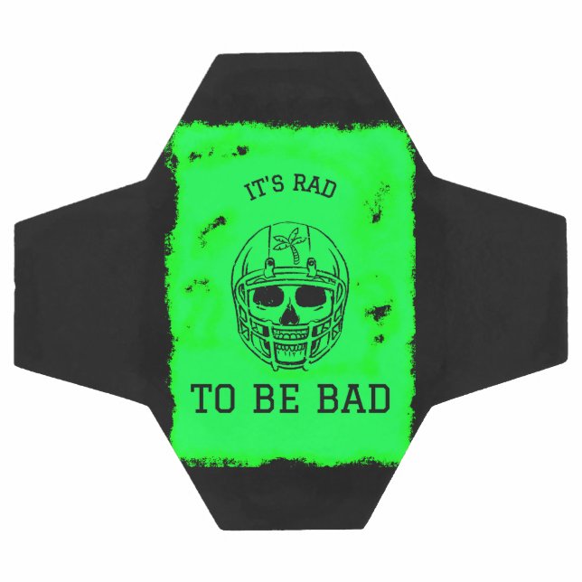 Red rebellion…. Football lover player skull (Flat)