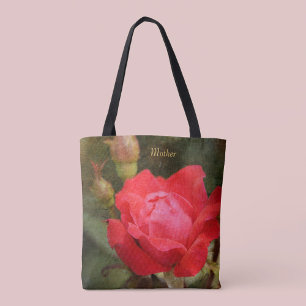 Red, Red Rose for Mother Tote Bag