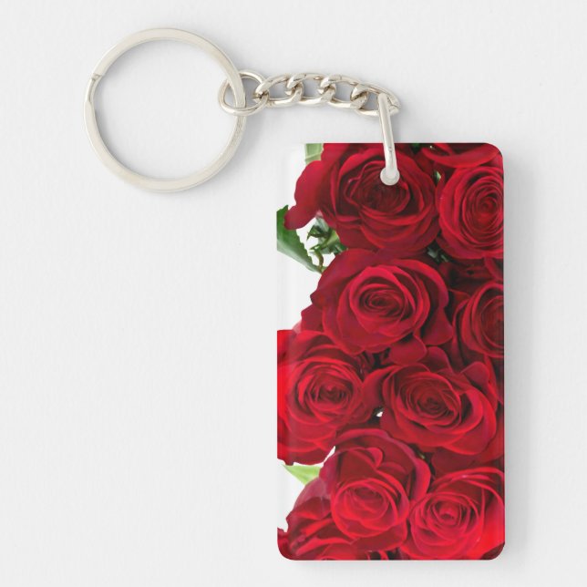 Red Red Rose Key Ring (Front)
