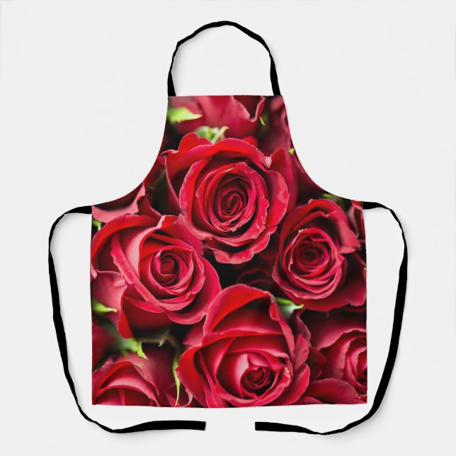 Red, red roses apron (Front)