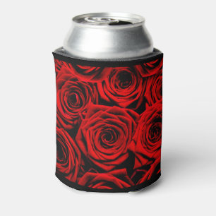 Red Red Roses Can Cooler