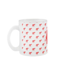 Red Red White polkadot elephant