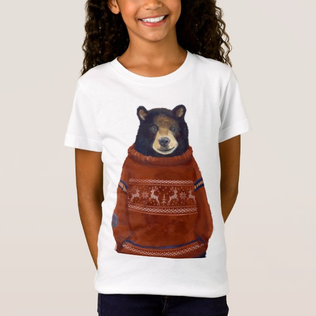Red Reindeer Sweater Bear (Front)