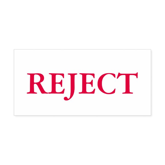 Red Reject Self-inking Stamp (Design)