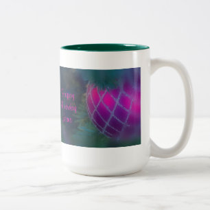 Red Religious Saying Christmas Ornament Two-Tone Coffee Mug