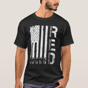 Red Remember Everyone Deployed Military Friday Wea T-Shirt