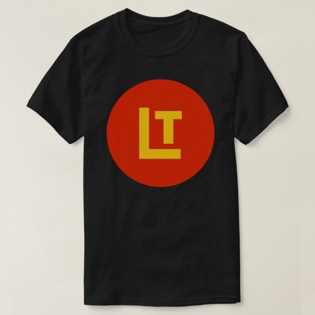 Red Retro Loyalsock Trail Marker Sticker T-Shirt (Design Front)