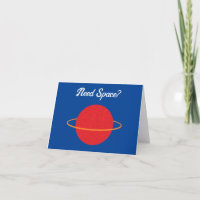 Red Retro Planet, Classic Sci-Fi Space Cartoon