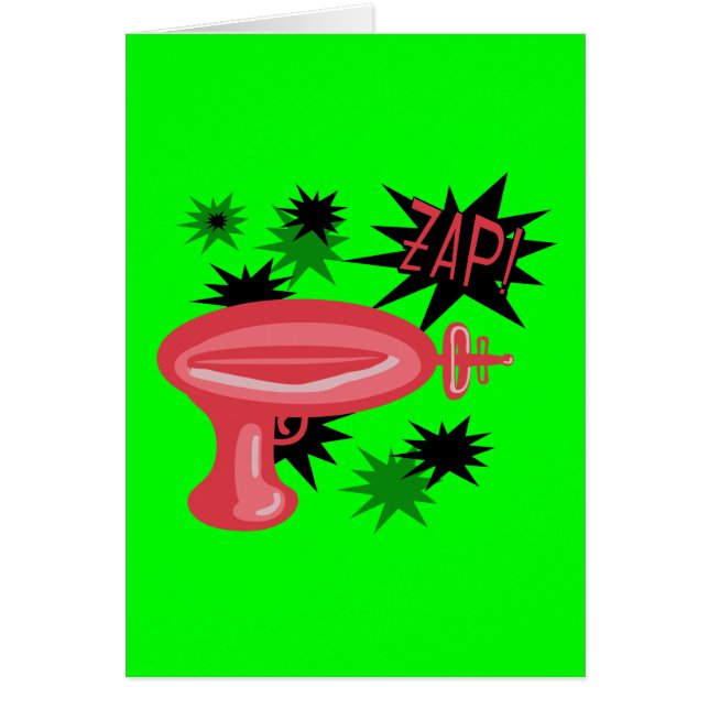 Red Retro Raygun (Front)