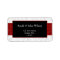 red, return address label