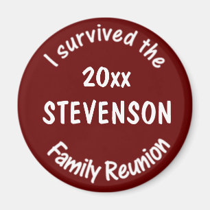 Red Reunion Magnets