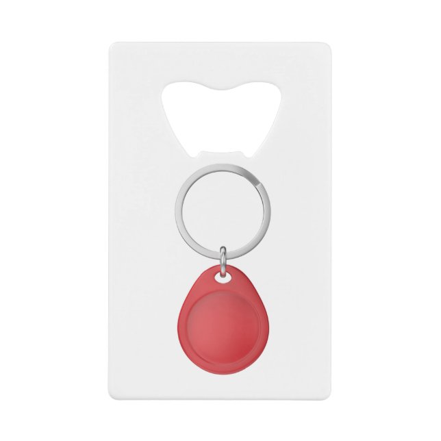 Red RFID key fob (Front)