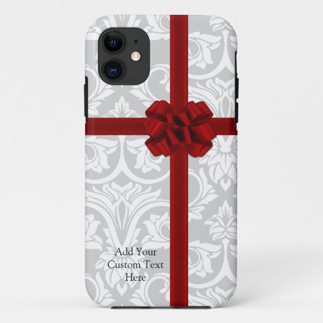 Red Ribbon Bow Case-Mate iPhone Case (Back)