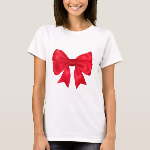 Red Ribbon Bow T-Shirt