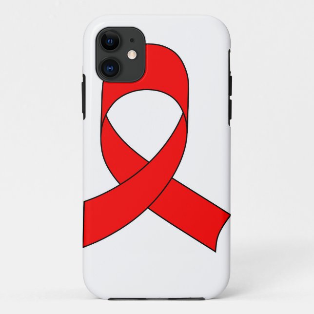 Red Ribbon Drawing Case-Mate iPhone Case (Back)