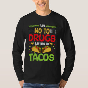 Red Ribbon Drug Awareness Say No To Dugs Say Yes T T-Shirt