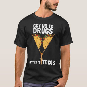 Red Ribbon Drug Awareness Say No To Dugs Say Yes T T-Shirt