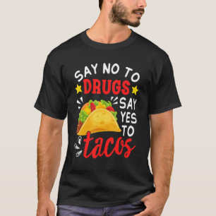 Red Ribbon Drug Awareness Say No To Dugs Say Yes T T-Shirt