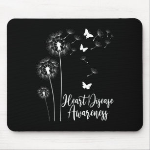 Red Ribbon Heart Disease Awareness Month American Mouse Mat