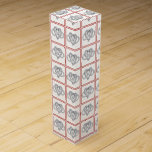 Red Ribbon Infinity Heart Wine Gift Box<br><div class="desc">Turn a bottle of wine into a gift with a beautiful wine box. Whether you need to gift a bottle for a special occasion,  or are even just bringing a bottle to a friend’s house for dinner,  a wine box makes it look instantly nicer.</div>