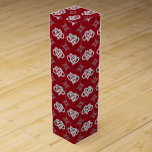 Red Ribbon Infinity Heart Wine Gift Box<br><div class="desc">Turn a bottle of wine into a gift with a beautiful wine box. Whether you need to gift a bottle for a special occasion,  or are even just bringing a bottle to a friend’s house for dinner,  a wine box makes it look instantly nicer.</div>